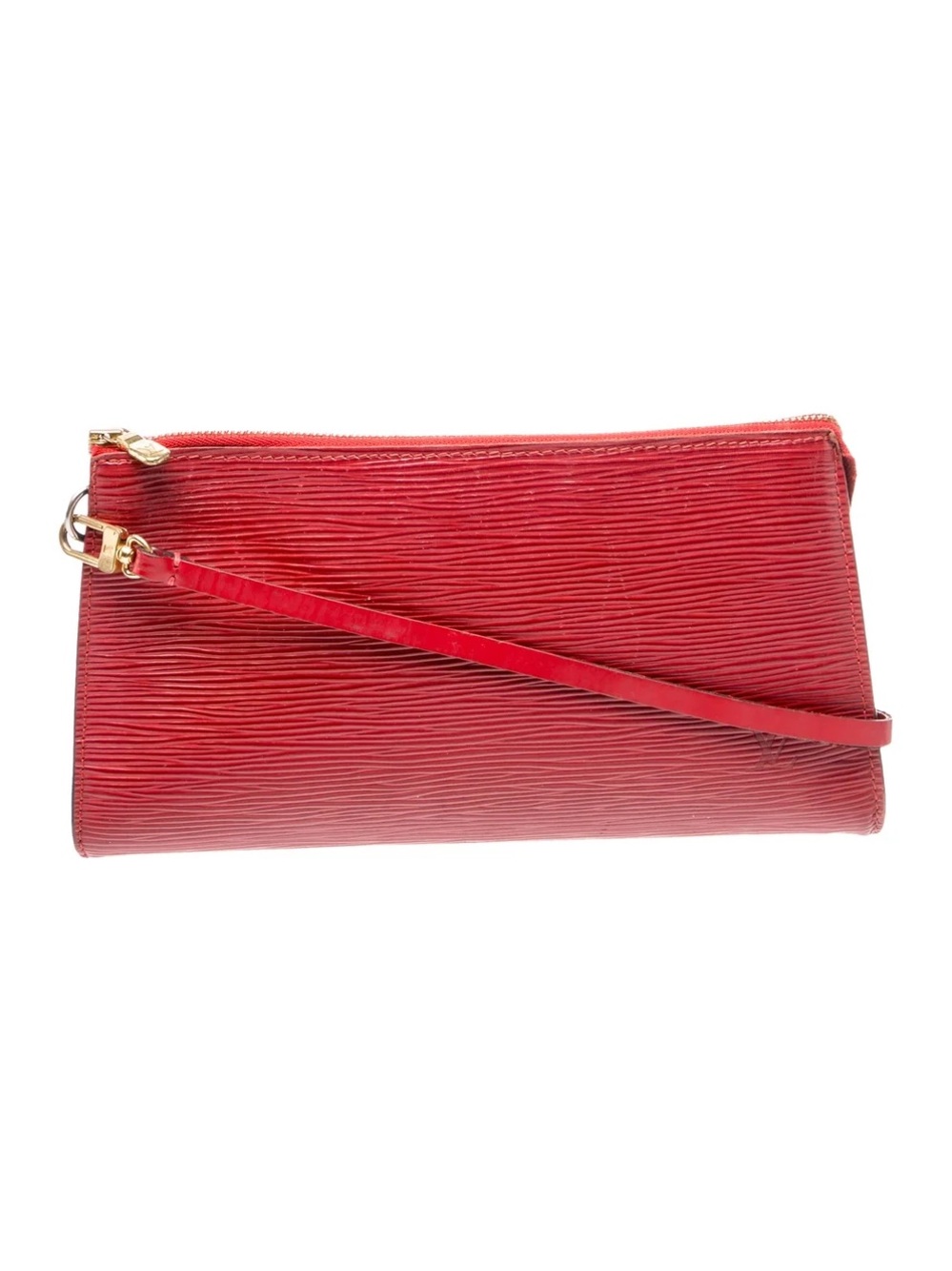 Louis Vuitton Red Epi Pochette Shoulder Bag